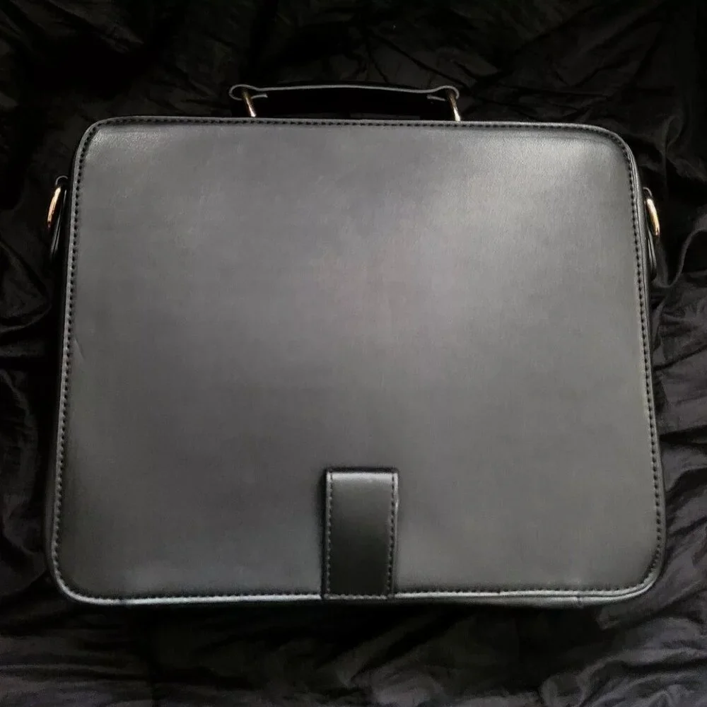 NEW Backstitch Bruja MexiWeen Bag Black White Pumpkin Halloween Spooky Crossbody - Picture 10 of 14